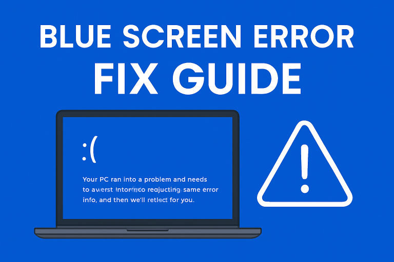 Blue Screen Error in windows