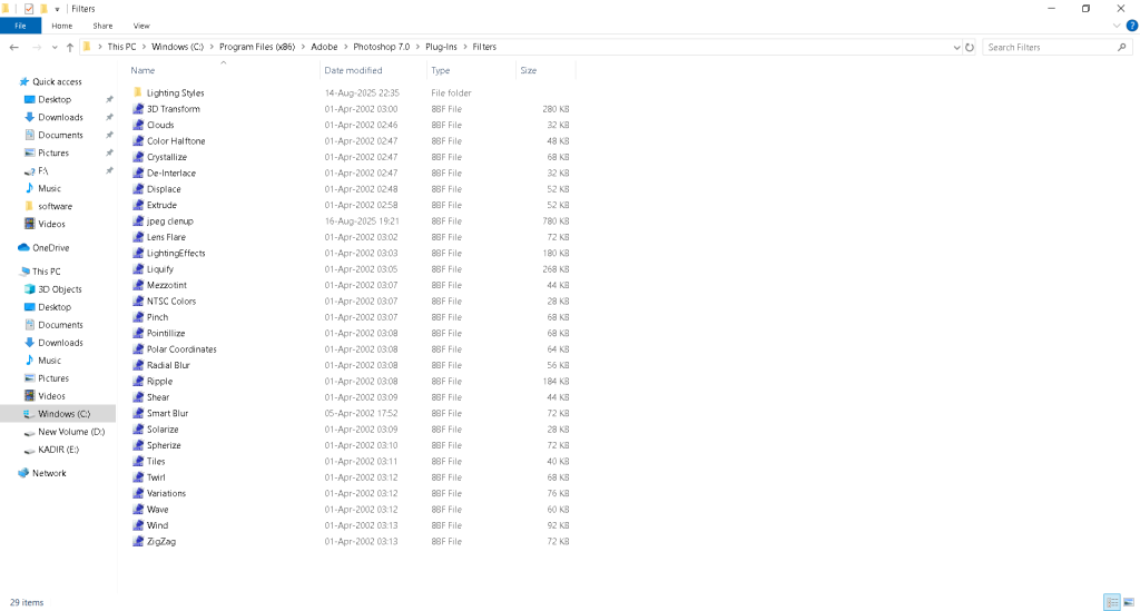 jpeg noise filter plugin directory
